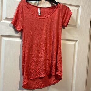 Melon colored t shirt